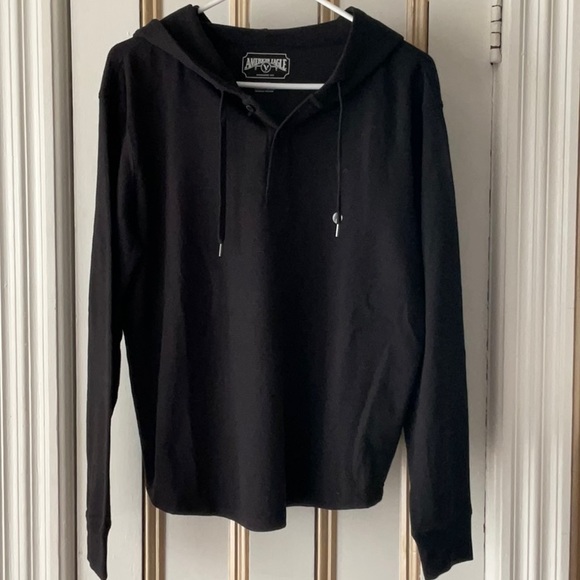 American Eagle Super Soft Thermal Henley Hoodie - Men’s M - Picture 3 of 5